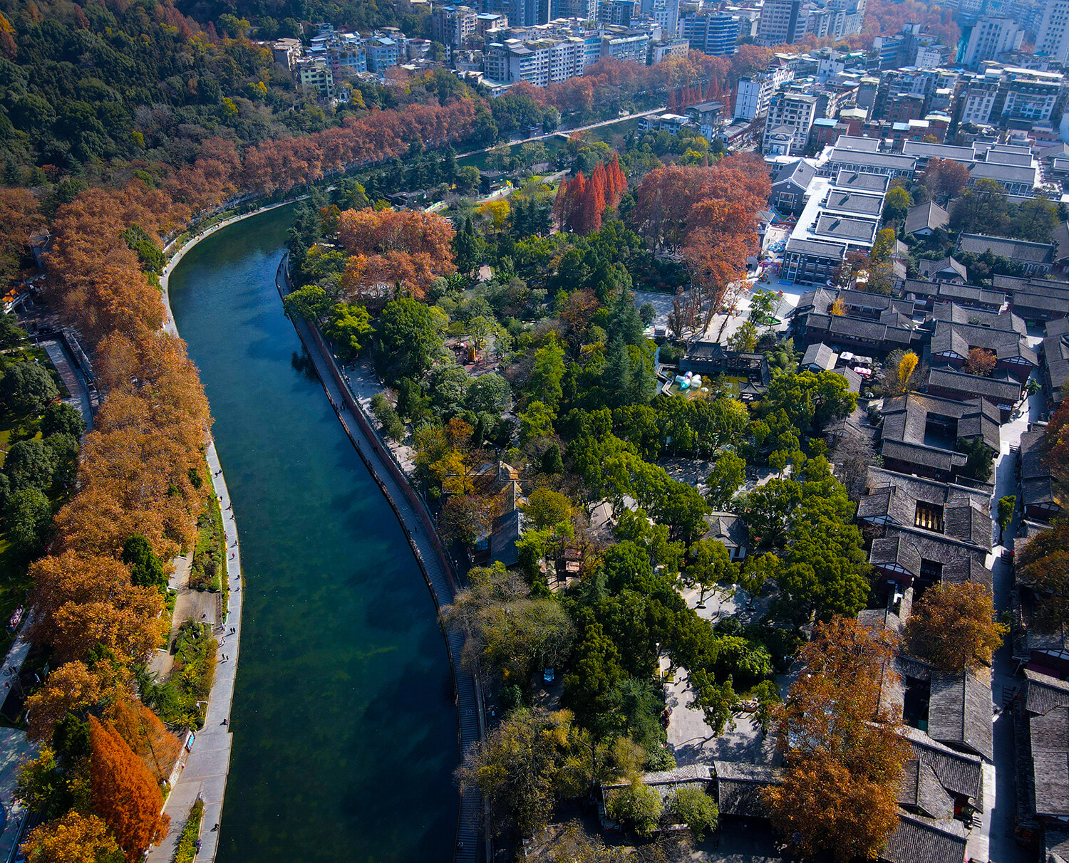 美图欣赏:遵义湘江河秋色|农银融媒